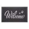 Alfombrilla de suelo elástica king mejorada para entrada de casa, alfombra exterior para puerta, alfombrilla para puerta que quita tierra, alfombrilla de puerta antideslizante