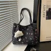 Bolsa Saco Estampada Doce Design de Nicho Moda Tendência Primavera 2026 Bolsa de Ombro com Corrente para Mulheres