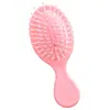 Peine de Air Bag Lindo para Niños Pintura de Goma Rosa Peine con Cojín de Aire Conveniente Peine de Masaje Capilar con Patrón DIY Venta al por Mayor para Mujeres