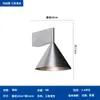 Lámpara de Pared para Mesita de Noche de Dormitorio Bauhaus Geometría de Cono Nuevo Simple Estilo Normcore Italiano Lámpara de Fondo de Pared de Alto Nivel para Pasillo