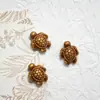 Cuentas con Forma de Tortuga Marina de Venta Caliente Transfronterizas, Cuentas Cerámicas Vintage de Agujero Recto, Pulsera DIY, Collar, Colgante, Accesorios de Joyería