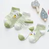 C066 Calcetines de Malla Finos Lindos de Verano para Niños, Stock de Vendedor Ambulante de Venta Caliente, Calcetines Infantiles de Dibujos Animados para Vendedores Ambulantes