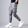 Pantalones Casuales Transfronterizos para Hombre Primavera y Verano Nuevo Estilo Coreano Marca de Moda Pantalones Holgados Modernos Personalizados Multibolsillos Pantalones de Trabajo
