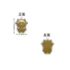 Nuevo cordero de oro puro 999 con símbolo de dinero, colgante auspicioso del Año del Cordero, regalo temático de ovejas para hombres y mujeres, recuerdo