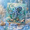 Pintura de Diamantes de Perlas 5D Animales Marinos Transfronterizo Amazon Temu 20*20 DIY Pintura Decorativa Venta al por Mayor en Grandes Cantidades