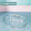 Internet celebridade ins estilo 500 ml transparente multi-camada ocidental pastelaria caixa de bolo caixa de embalagem de pesca de frutas caixa de leite de soja tigela cheia