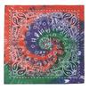 Nueva Bandana Multifuncional para Hombre con Estampado Tie-dye de Flor de Anacardo y Ameba, Cuadrada Pequeña, con Velcro, para Exteriores