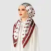 Sombrero Turban de Satén con Estampado de Lunares Más Vendido de Xiyin para Mujer, Versátil para Todas las Estaciones, Sombrero Pullover Curvo Estilo Europeo y Americano