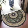 Felpudo de entrada semicircular tipo guijarro para uso doméstico, fácil de mantener, resistente a la suciedad y al desgaste, entrega transfronteriza TEMU