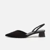 Sandalias de Dedo para Mujer 23 Nuevas de Verano Simples de Punta Cuadrada con Tacón Cuadrado Sandalias de Tacón Alto con Tira para Mujer Moda Zapatos Individuales para Mujer