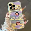 Adecuado para iPhone 18, con un diseño lindo y pastoral; Apple 17 Pro Max, con un pequeño patrón de cordero y ganso blanco; funda protectora a prueba de caídas para iPhone 16