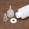 Botella de apretar con boquilla puntiaguda Spot 100 200 300 ml, botella dividida translúcida para pigmentos, botella dispensadora de emulsión