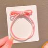 Cuerda para el Cabello Elástica Duradera para Niños Banda para el Cabello con Lazo Bicolor para Niñas Banda de Goma Cuerda para el Cabello para Niñas