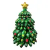 Decoração de Natal 2026 Balões de Folha de Alumínio Arranjo de Decoração de Feriado Renas Lâmpadas Boneco de Neve Balões de Árvore de Natal Atacado