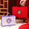 Caja de Dulces para Boda, Caja de Souvenir de Boda de Alta Gama, Bolsa de Dulces, Creativa Caja China Vacía de Compromiso Embalaje Caja de Regalo