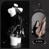 Lemon Story Lencería Sexy Pequeño Diablo Sexy Femenino Negro Despegue Libre Uniforme de Cuero Patentado Vestido de Tentación 8082