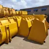 Conjunto de cucharón de cargador, cucharón para rocas para excavadoras, cucharón para movimiento de tierras, construcción espesada y resistente al desgaste, accesorios y refacciones para maquinaria de construcción