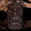 Placa de Madera de Árbol de Águila con Tallado Unilateral, Colgante para Coche de Árbol de Águila de Brunéi, Amuleto de Paz, Artesanías, Colgante para Collar, Venta al por Mayor desde el Fabricante