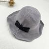 Sombrero Plegable de Verano para Viaje Playa Protector Solar Coreano Sombrero de Pescador de Cubo para Mujer Sombrero de Paja Transpirable Sombrero para el Sol
