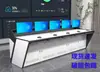 Console de operação da estação de monitoramento centro de comando console de despacho mesa bancada de trabalho fixo, personalizado quatro partes cinco partes espessado curvo controle
