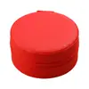 Caja de Joyería Cuadrada y Redonda Portátil con Cremallera, Best-Seller Transfronterizo, Caja de Joyería Multicolor, Venta al por Mayor desde el Fabricante