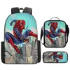Mochila Escolar Homem-Aranha De Volta ao Lar Mochila do Spiderman Expedição Heroica Mochila de Desenho Animado Europeu e Americano