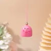 Sino de Liga Metálica Colorido Fofo Sorridente Sino dos Ventos Pingente Decoração de Porta Material de Nó Chinês Caixa Bolsa Ornamento Suspenso para Interior de Carro