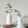 Jarrón Minimalista de Porcelana Blanca Arreglo Floral Sin Fuego Aromaterapia Zen Floricultura Adornos Aromaterapia Hogareño Interior Lavabo Adornos de Aromaterapia