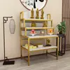 Armário Buda, Prateleira de Mesa Buda, Estátua de Buda, Porta Incenso, Nova Mesa Nicho Budista Multicamadas para Casa Chinoiserie, Guanyin Simples Metabo