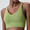 Gatinho de força média transfronteiriça Ear Drop Cup Sports Underwear Mulheres Lindas Costas Saltando Yoga Colete Sutiã Esportivo de Fitness