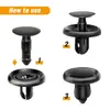 90467-07201 es adecuado para clips y remaches de fijación de protectores de cárter de motor de automóviles BMW, Lexus y Toyota