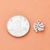 Nuevos accesorios de plata hechos a mano para bricolaje: colgante de uva retorcida con estambre de flor, adorno colgante de plata pura.