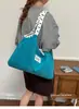 Bolso Cruzado de Nylon con Lunares Retro Estilo Blogger Coreano Ins para Niñas Estudiantes Escuela Versátil Gran Capacidad Bolso de Hombro
