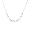 Collar Fragmentado de Plata de Ley 925 para Mujer, Estilo Nuevo con Diseño Único, Cadena para Clavícula, Estilo Minimalista, Joyería de Plata Elegante de Nicho