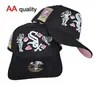 Popular en el comercio exterior, gorra de béisbol AA de alta calidad con logo de los Yankees, visera curva elegante, gorra ajustable para proteger del sol para hombres y mujeres