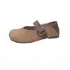 Novos Sapatos Mary Jane Baixos Primavera/Verão 2026 Novos Mocassins Planos Versáteis de Solado Macio para Mulheres