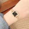 Milisa 2025 Pulseira de Malha Quadrada Retrô Relógio Feminino Luxuoso Relógio de Pulso Cravejado de Diamantes Relógio Feminino com Pulseira de Franja Fina Venda por Atacado