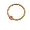 Nueva diadema de lujo ligero accesorios para el cabello banda de goma goma para el pelo cubierta de cuero cuerda para el pelo accesorios para el cabello de alta elasticidad simples con diamantes de imitación para mujer