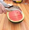 Cortador de sandía de acero inoxidable rebanador multifunción artefacto para sandía cortador hendedor hendedor