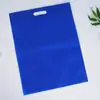 Bolsas planas no tejidas al por mayor para compras de ropa, bolsas promocionales con asas, admiten impresión de logotipo personalizado