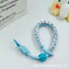 Lanyard Tejido Popular Europeo Transfronterizo Ajustable para Teléfono Estilo Ins Simple Pulsera Corta Gruesa Antiperdida