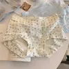 Floral GirlRopa Interior de Algodón Puro para Mujer 10A Entrepierna Antibacteriana Mujer 2026 Nuevo Boxer de Cintura Media-Alta Levanta Glúteos