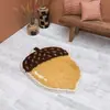 Alfombra de Piso de Imitación Cachemir con Dibujos de Frutas para Dormitorio, Alfombra de Mesita de Noche, Alfombra de Piso Absorbente de Agua y Antideslizante para Baño, Alfombra de Piso Resistente al Desgaste y Fácil de Cuidar