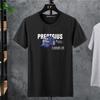 Camiseta Masculina de Manga Curta, Algodão Lycra Elástico, Tamanho Grande Oversized, Camiseta Básica para Homens Grandes, Top Estampado Tendência