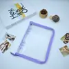 Fichário A5 com Zíper Planejador de PVC Álbum de Fotos Porta-Cartões Portátil Álbum de Cartões de Ídolo Foto Fabricante