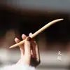 Este Año de Vida Danza de la Serpiente Pasador de Pelo Sándalo Verde Disco de Madera Antiguo para el Cabello Pasador de Madera Hecho a Mano del Año de la Serpiente Pasador de Pelo de Sándalo Sentido Avanzado Pasador para el Cabello