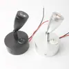 Foco DC12V24V de montaje abierto para habitación de invitados, dormitorio, mesita de noche, lámpara de pared LED, cabezal universal, lámpara de lectura para RV, lámpara de cuadro 2W