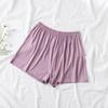 Pantalones holgados de tres piezas para casa de niñas nuevos, color sólido, cómodos, transpirables, elásticos, ropa exterior simple de modal básico, shorts