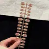 Arte de unha em formato de estrela amarelo leitoso, nova arte de unha olho de gato com contas de vidro, adesivos de arte de unha pré-fabricados