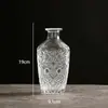 Decoração floral retro francesa em relevo transparente para sala de estar, adereços para fotos, ornamentos de fundo para fotografia do Instagram, vaso de vidro